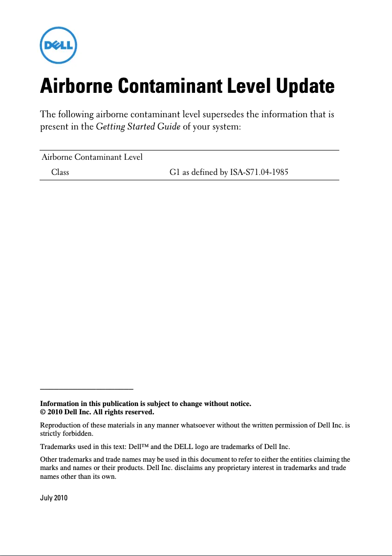 Image de la première page du manuel de l'appareil PowerEdge R210