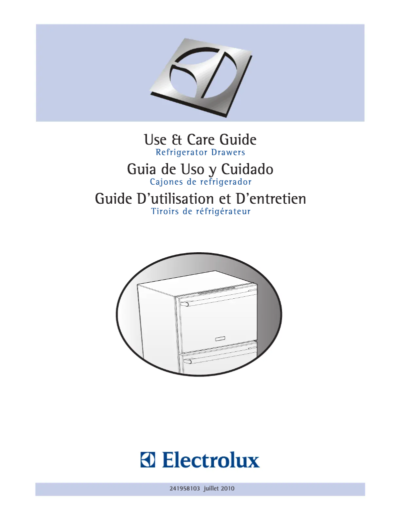 Page n°1 - Manuel utilisateur Electrolux EI24RD65HS