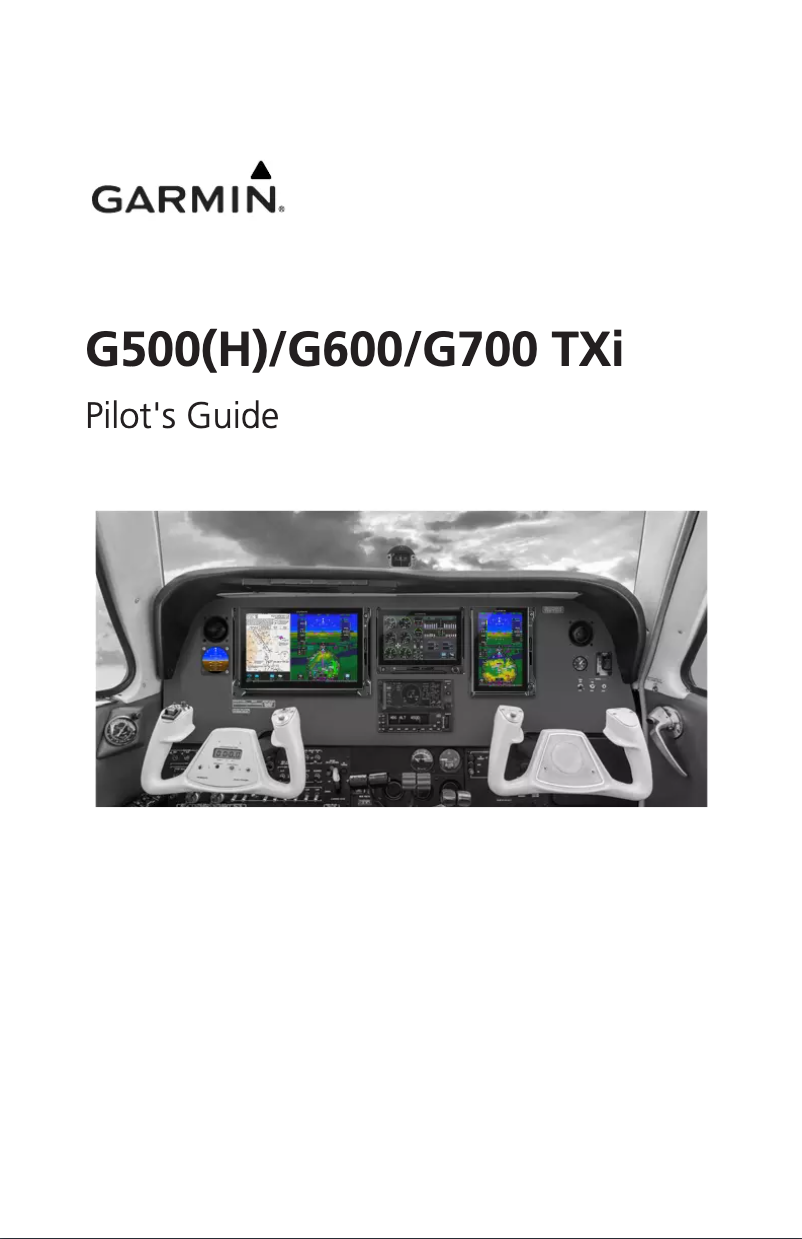 Image de la première page du manuel de l'appareil G600 TXi