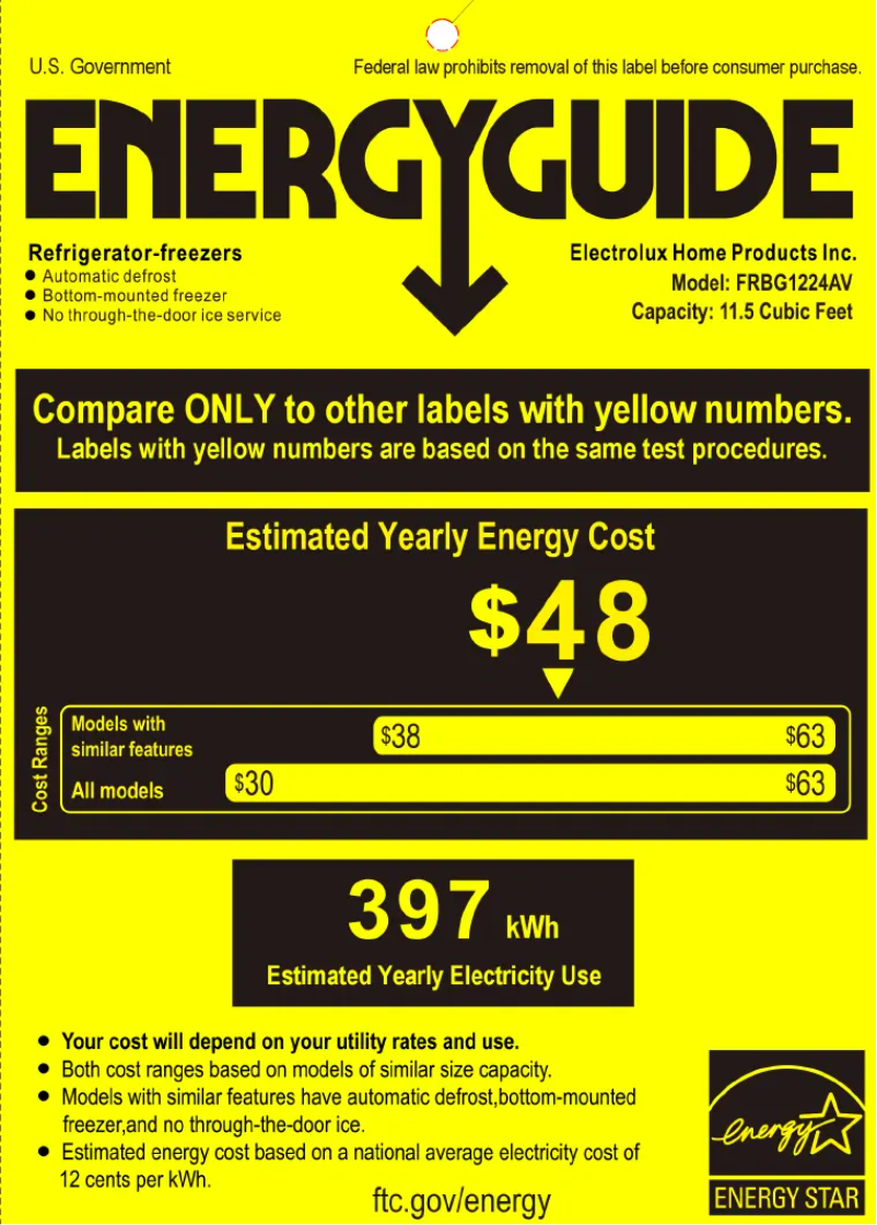 Image de la première page du manuel de l'appareil FRBG1224AV