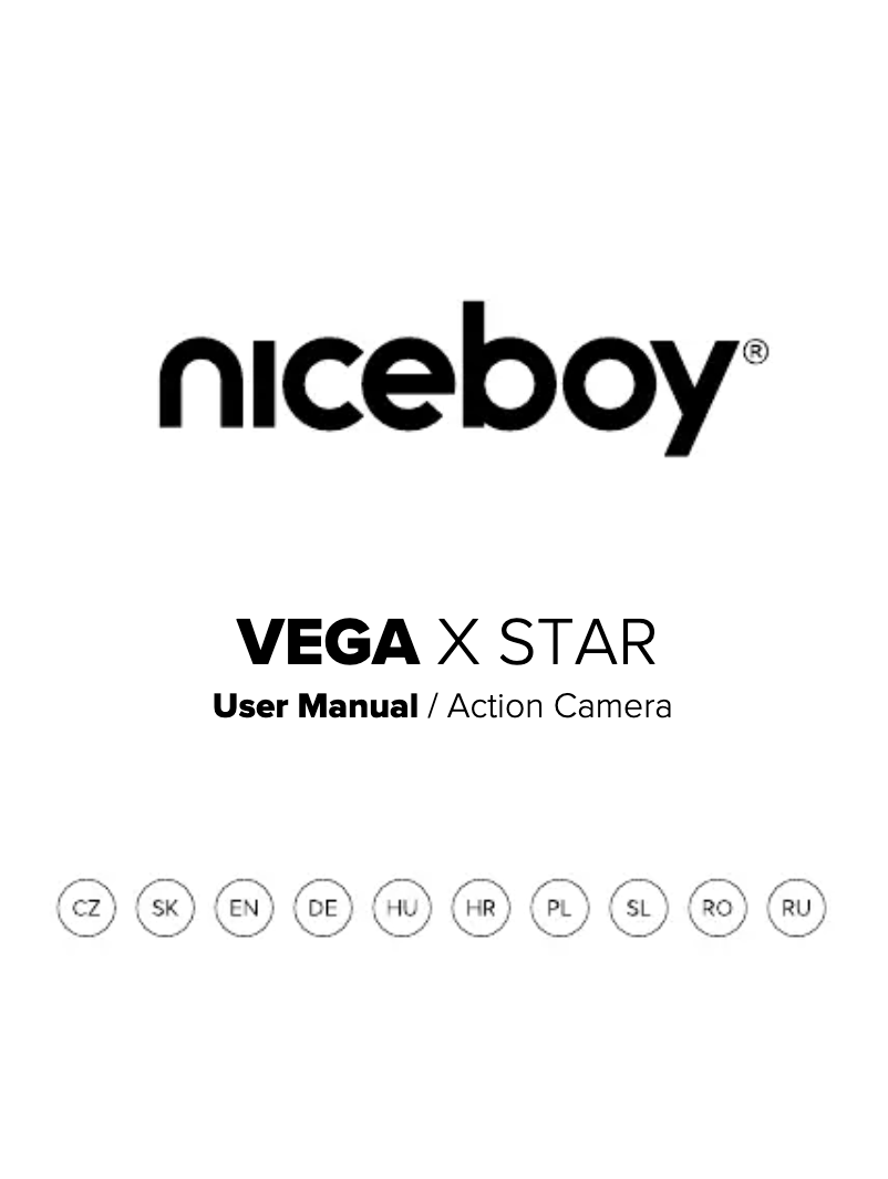 Image de la première page du manuel de l'appareil VEGA X Star