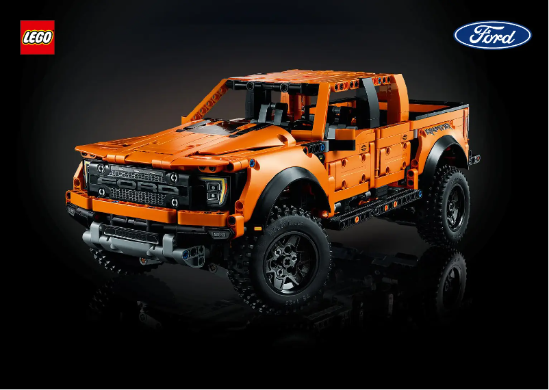 Page 1 de la notice Consignes visuelles Lego Technic 42126