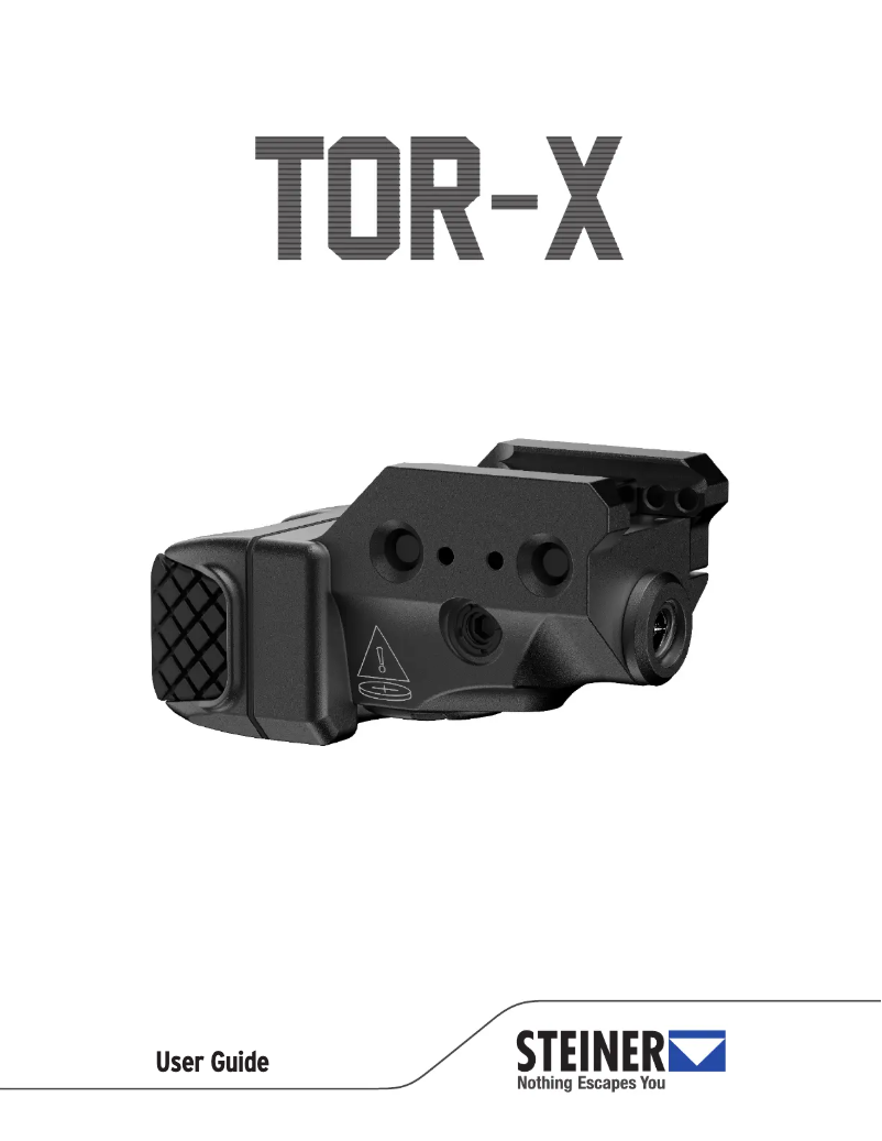 Page n°1 - Manuel utilisateur Steiner TOR-X
