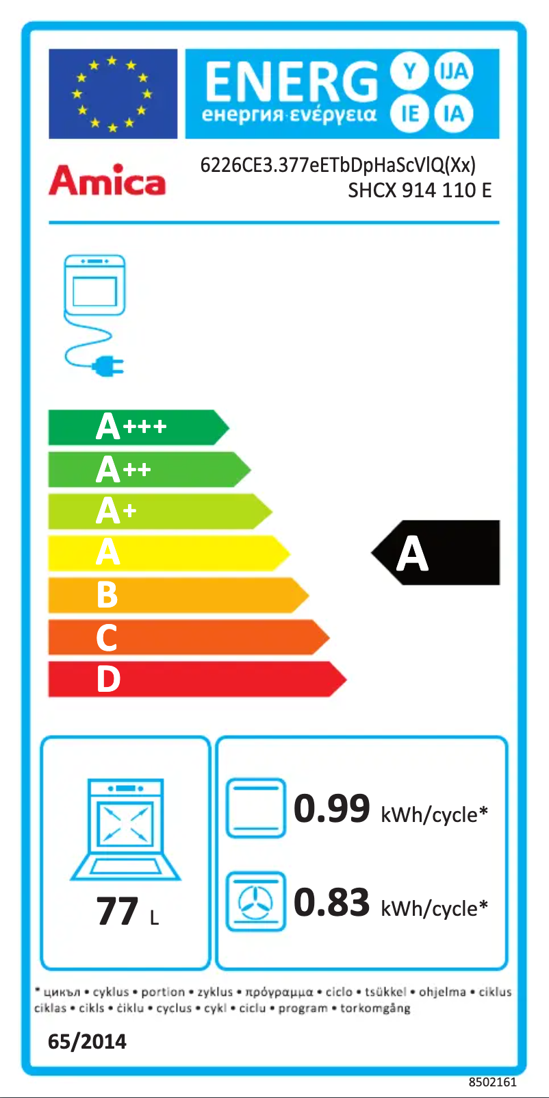 Image de la première page du manuel de l'appareil SHCX 914 110 E