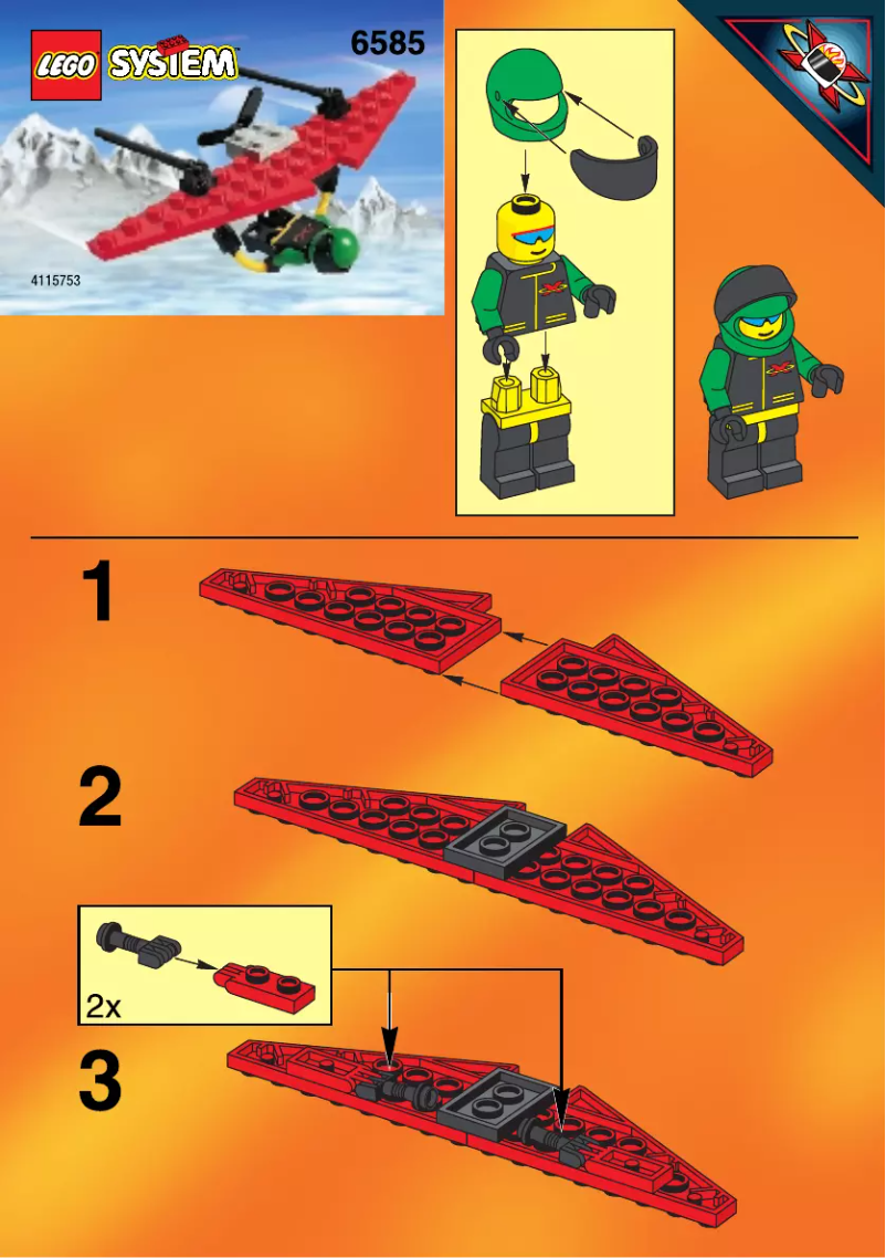 Page 1 de la notice Manuel utilisateur Lego City 6585