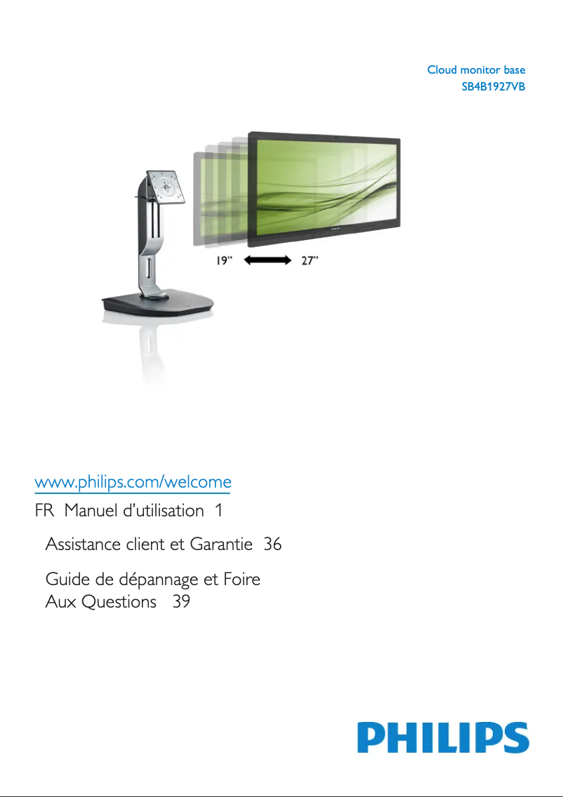 Image de la première page du manuel de l'appareil SB4B1927VB