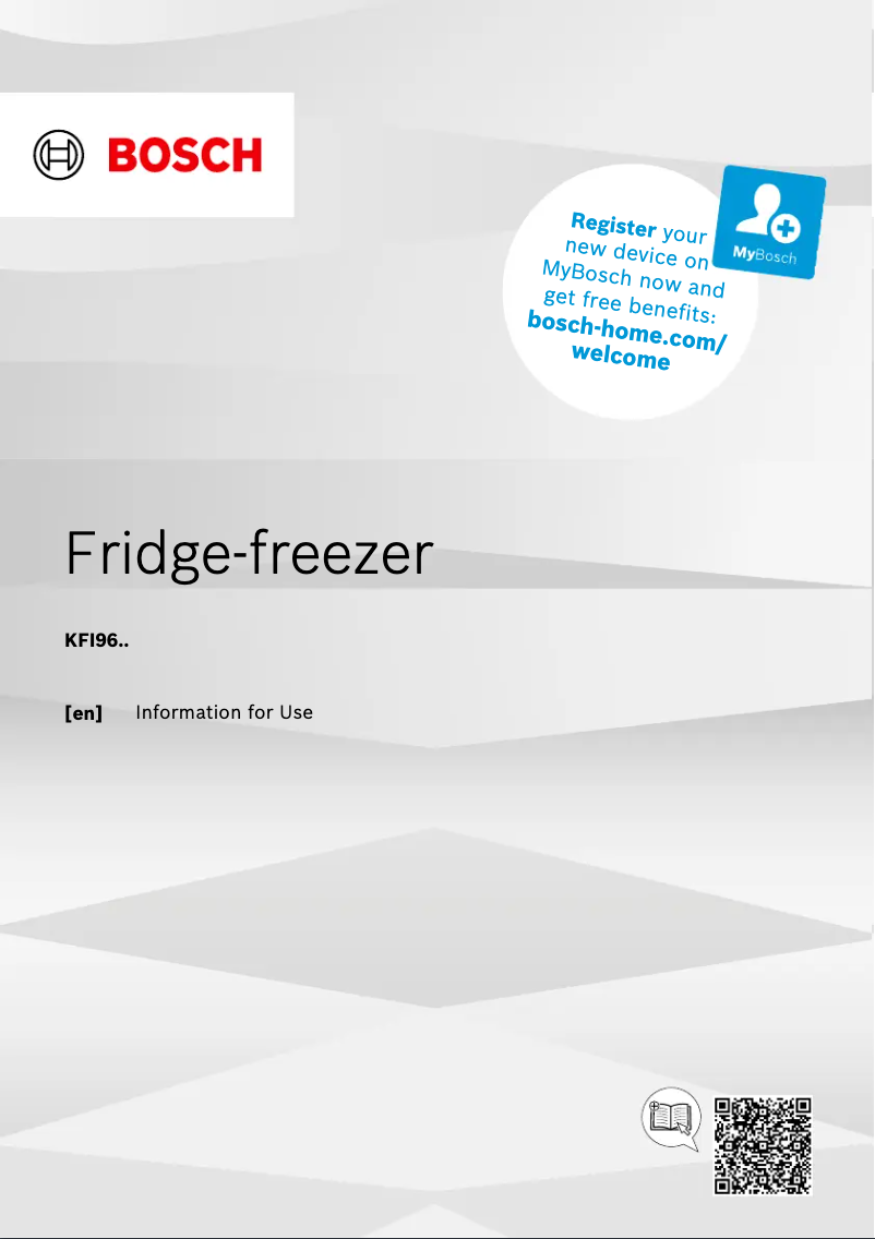 Image de la première page du manuel de l'appareil KFI96APEAG