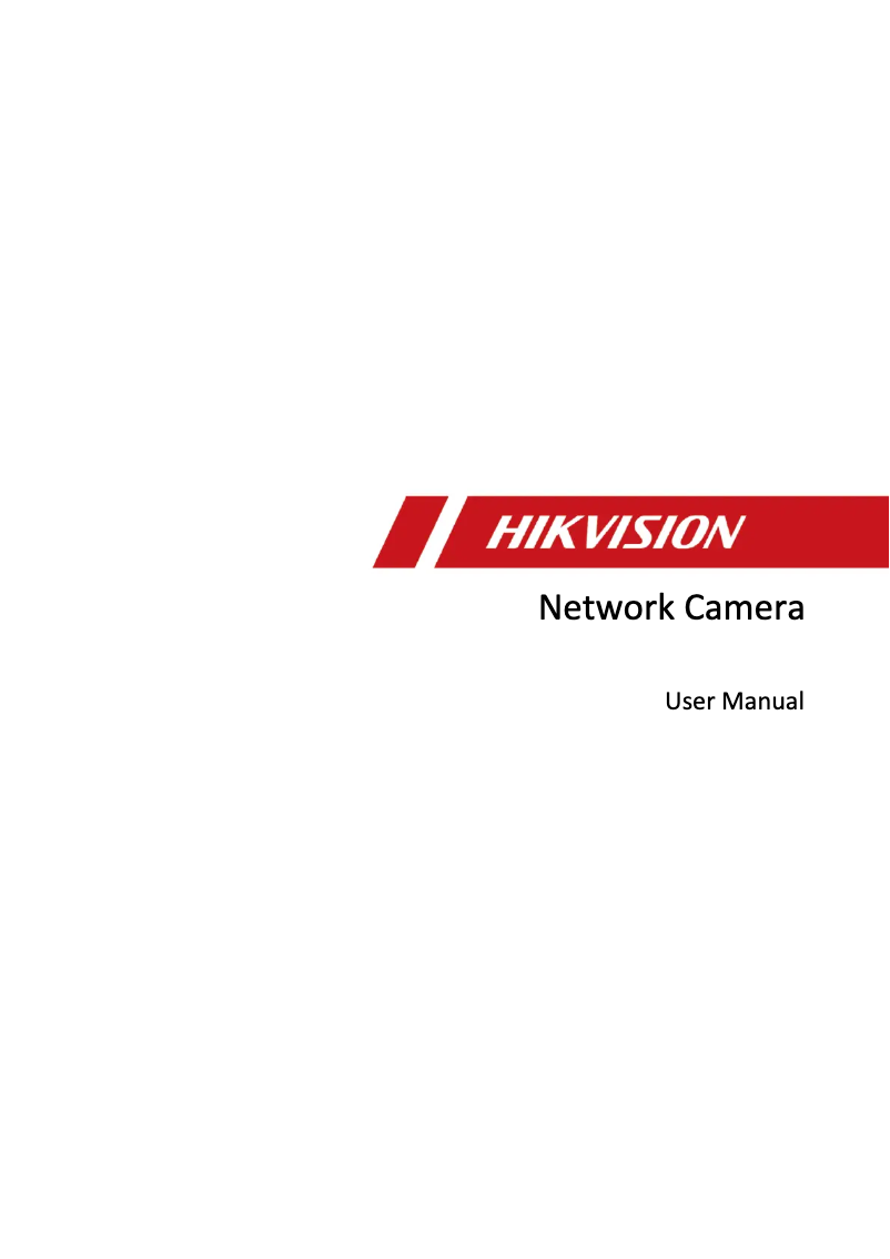 Page 1 de la notice Manuel utilisateur Hikvision DS-2XC6685G0