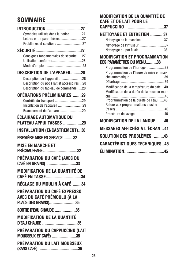 Page n°1 - Manuel utilisateur Hoover HBM303 EX