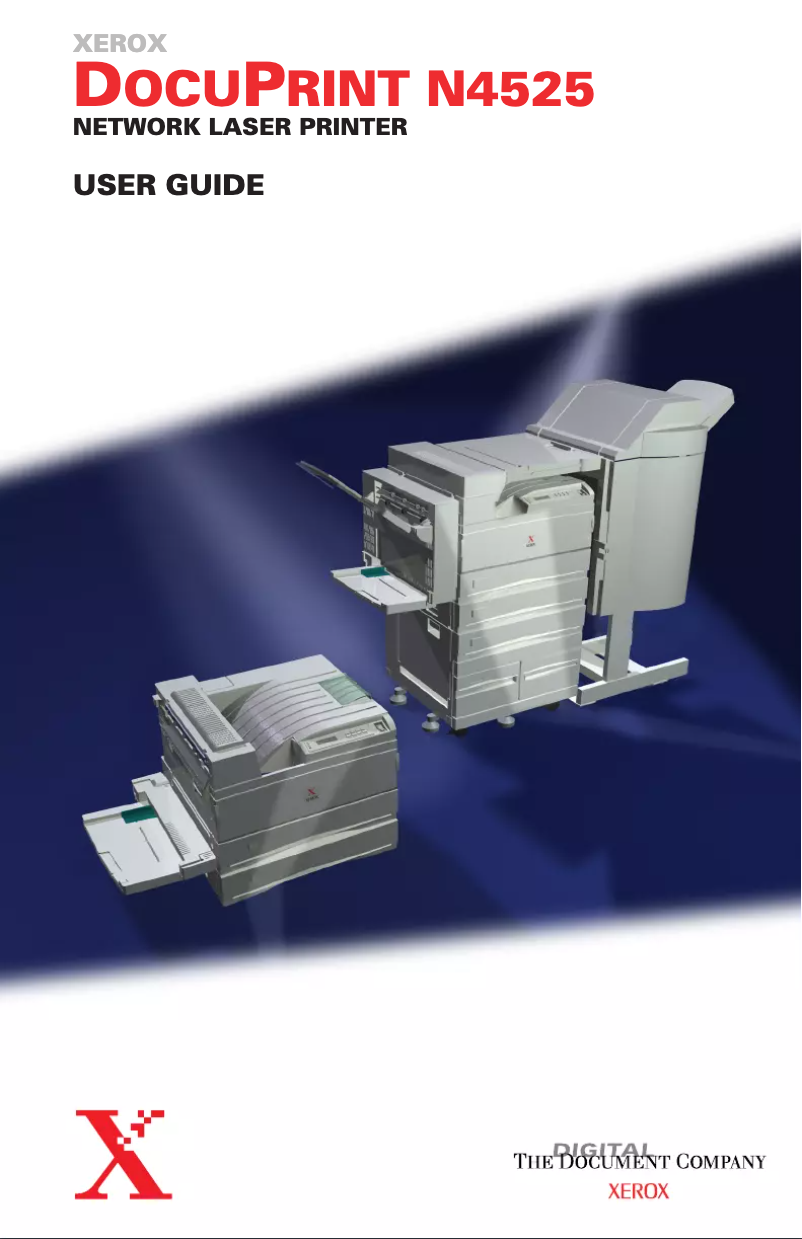 Image de la première page du manuel de l'appareil DocuPrint N4525