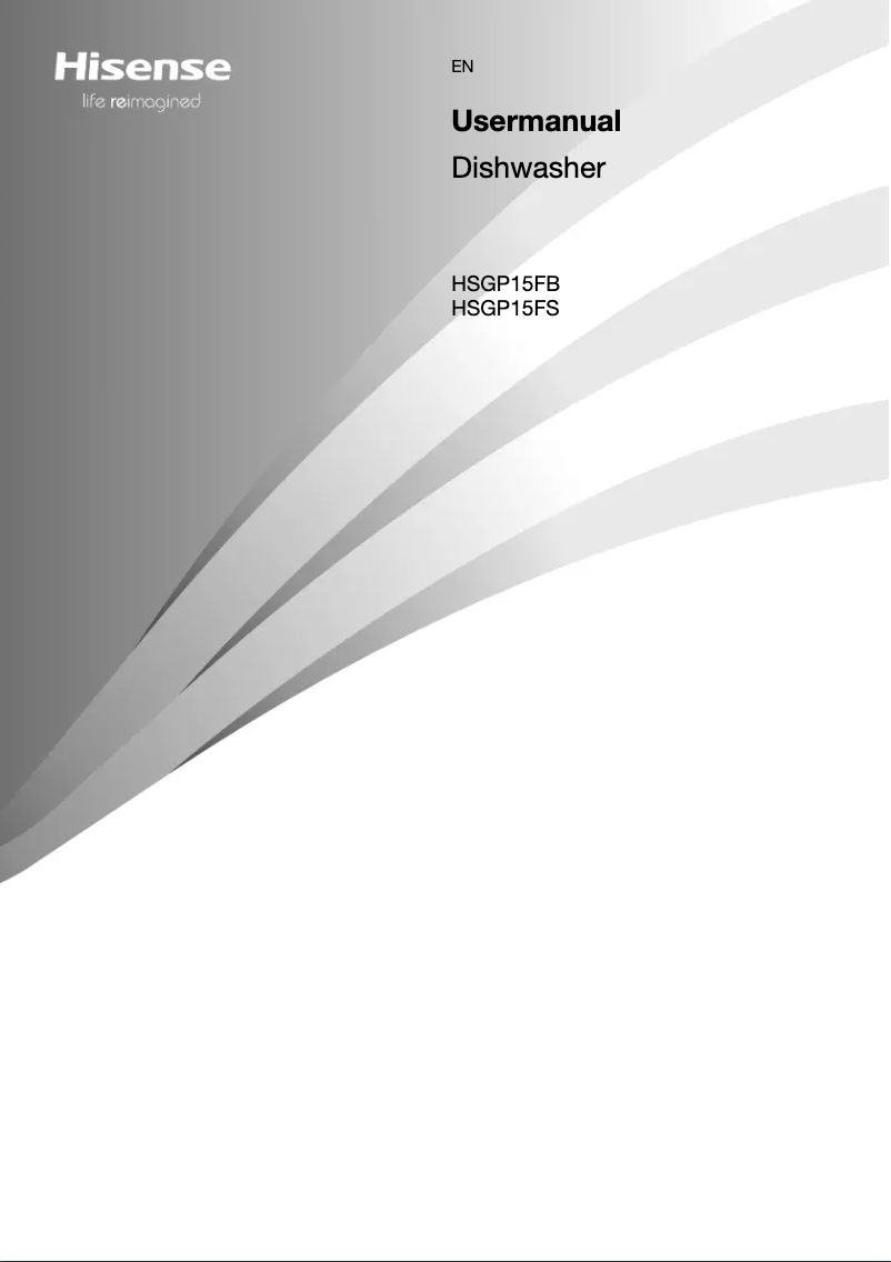 Image de la première page du manuel de l'appareil HSGP15FB