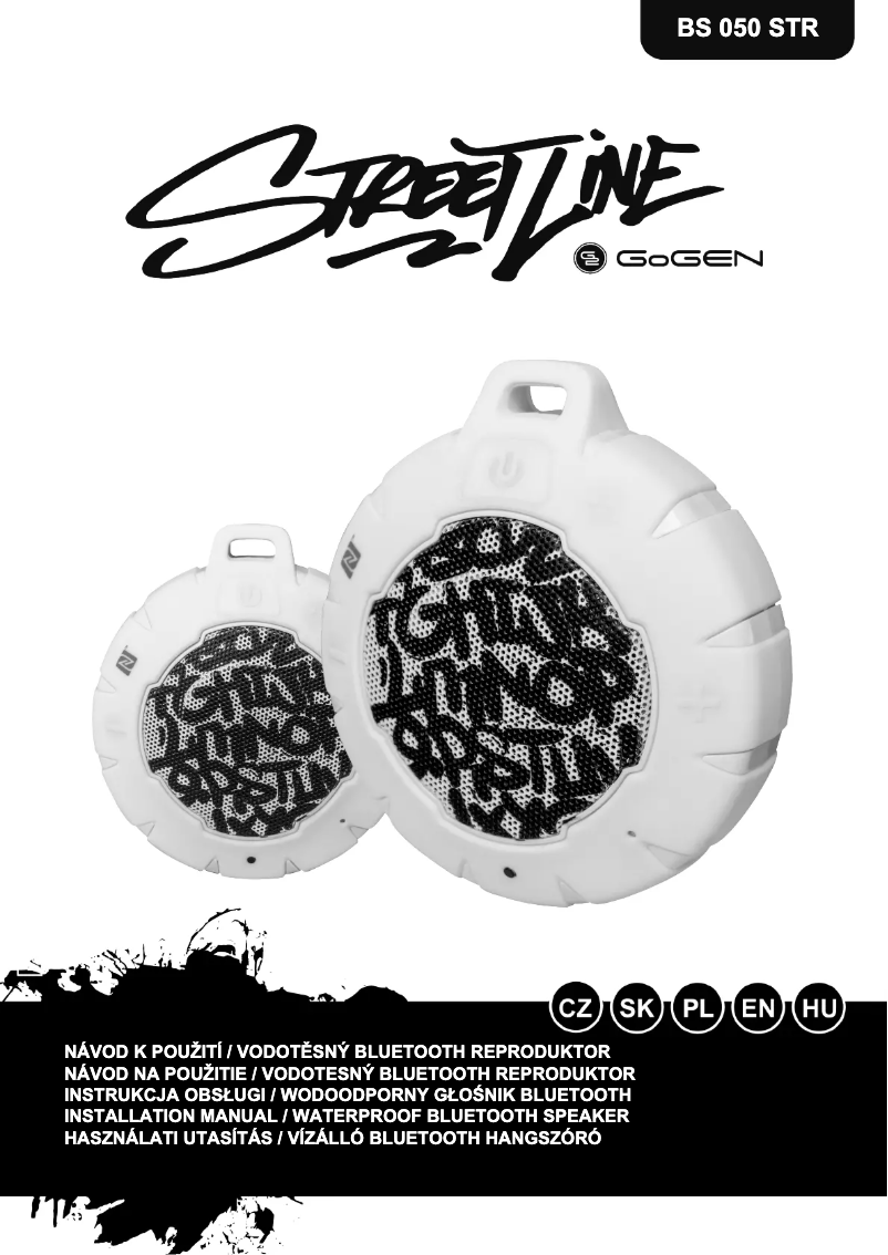 Page n°1 - Manuel utilisateur GoGen BS 050STR