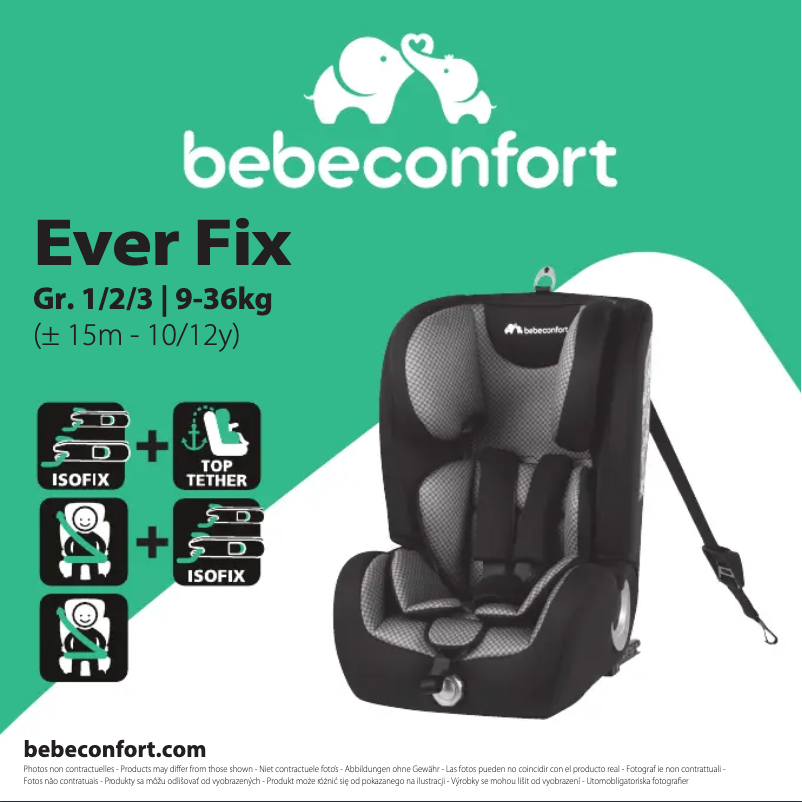 Page 1 de la notice Manuel utilisateur Bebe Confort Ever Fix