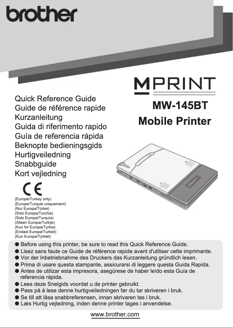 Image de la première page du manuel de l'appareil MW-145BT