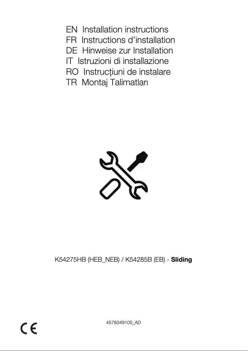 Page 1 de la notice Instructions / montage Grundig GKGI 25722 N