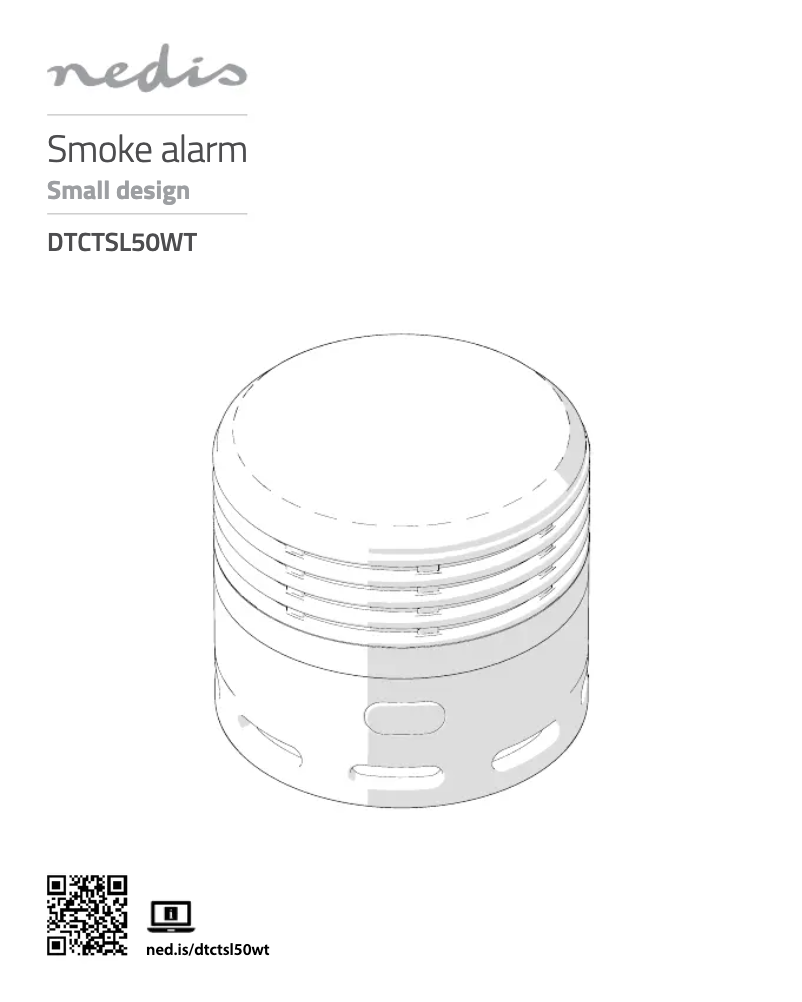 Page 1 de la notice Manuel utilisateur Nedis DTCTSL50WT