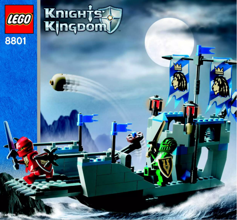 Page n°1 - Manuel utilisateur Lego Knights Kingdom 8801