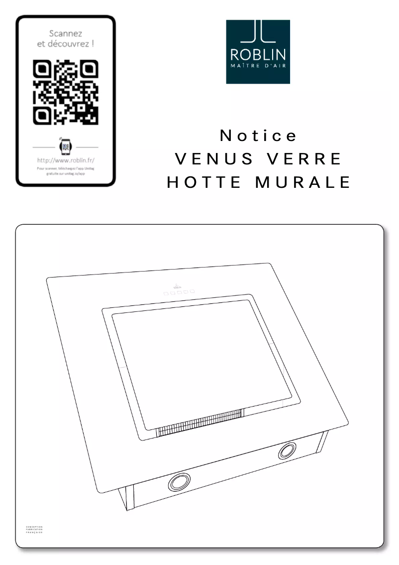 Page n°1 - Manuel utilisateur Roblin Venus