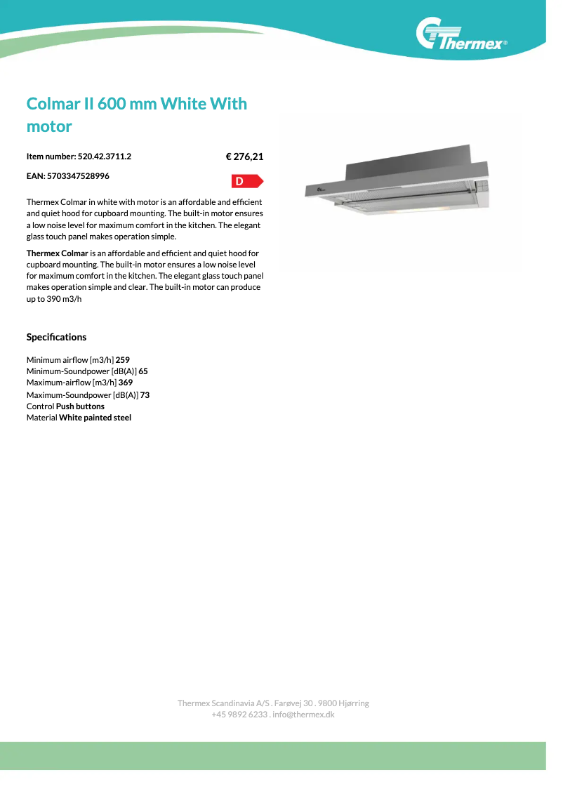 Image de la première page du manuel de l'appareil Colmar II