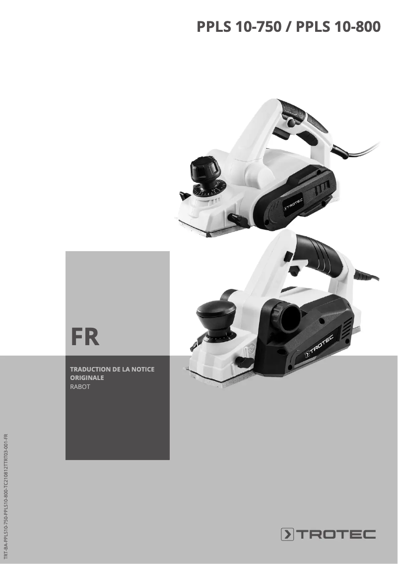 Image de la première page du manuel de l'appareil PPLS 10-750