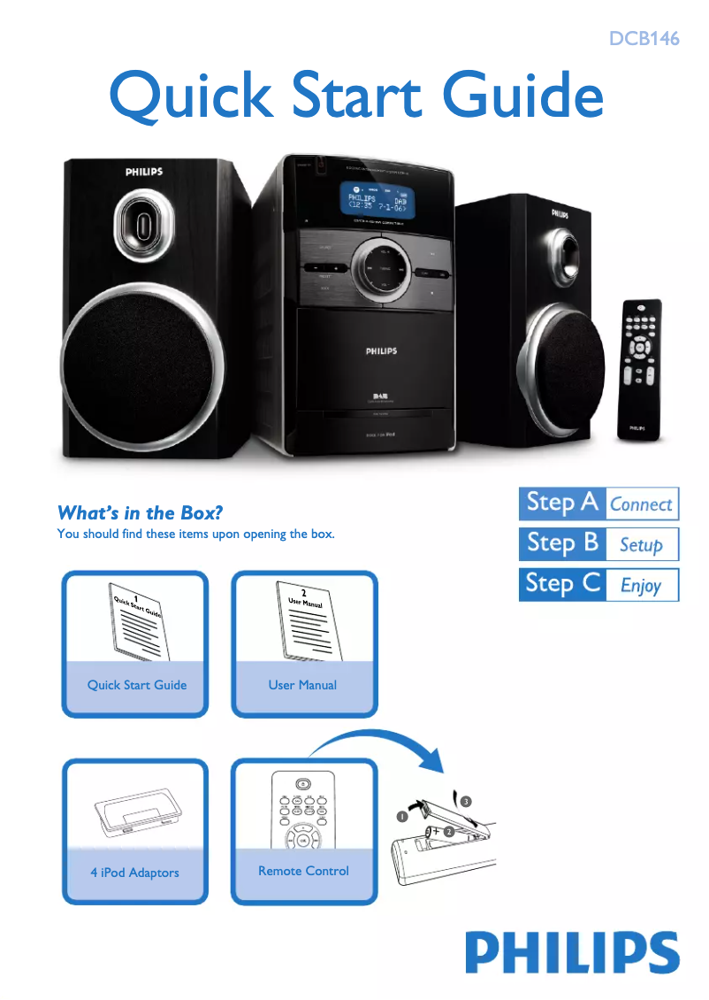First page image of the manual for DCB146
