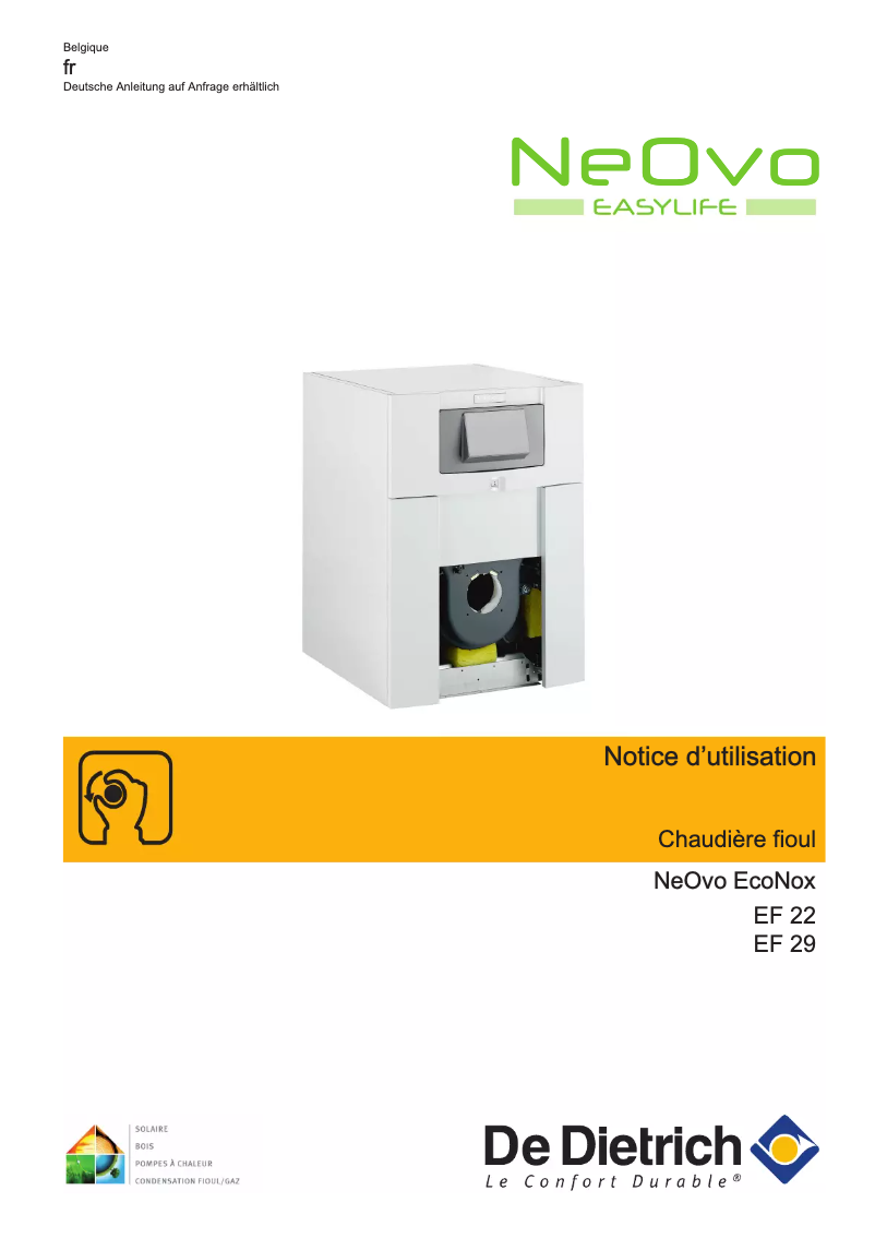 Image de la première page du manuel de l'appareil NeOvo EcoNox EF 29