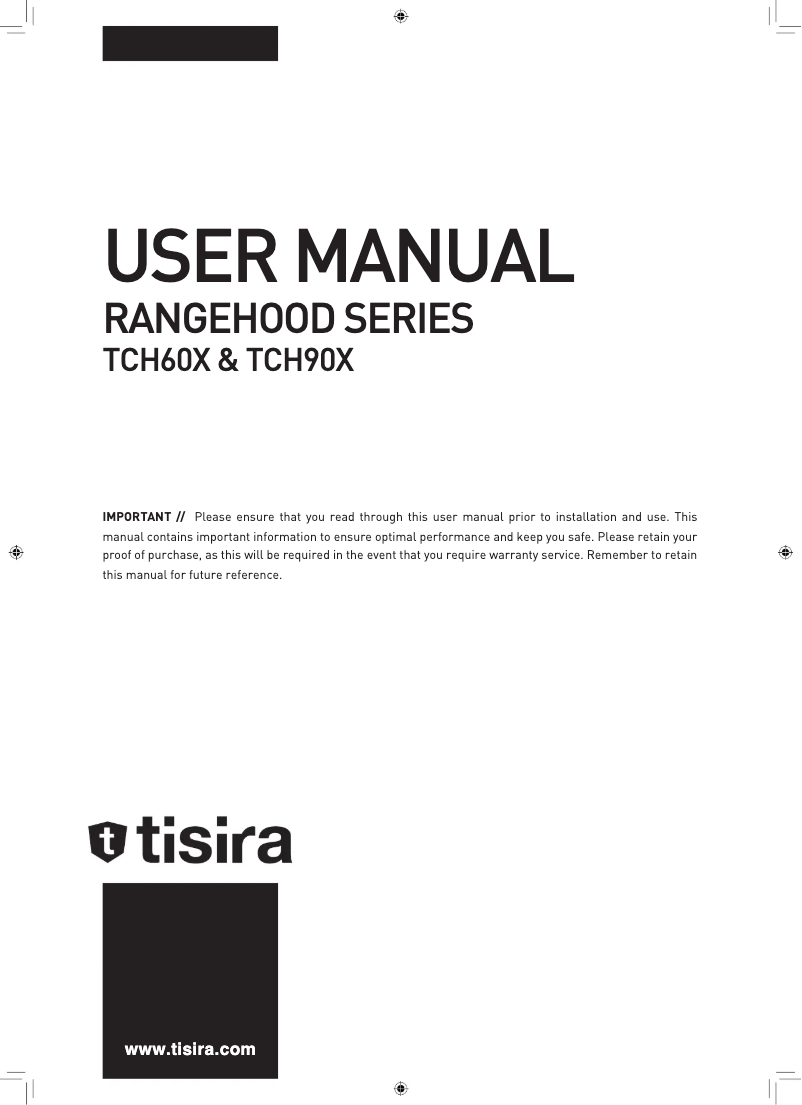 Page n°1 - Manuel utilisateur Tisira TCH60B