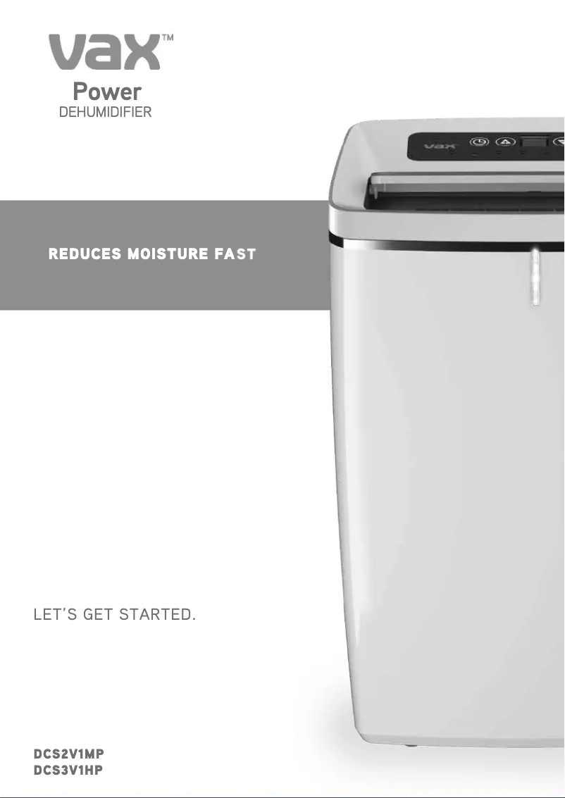 Página 1 del manual Manual de usuario Vax DCS2V1MP