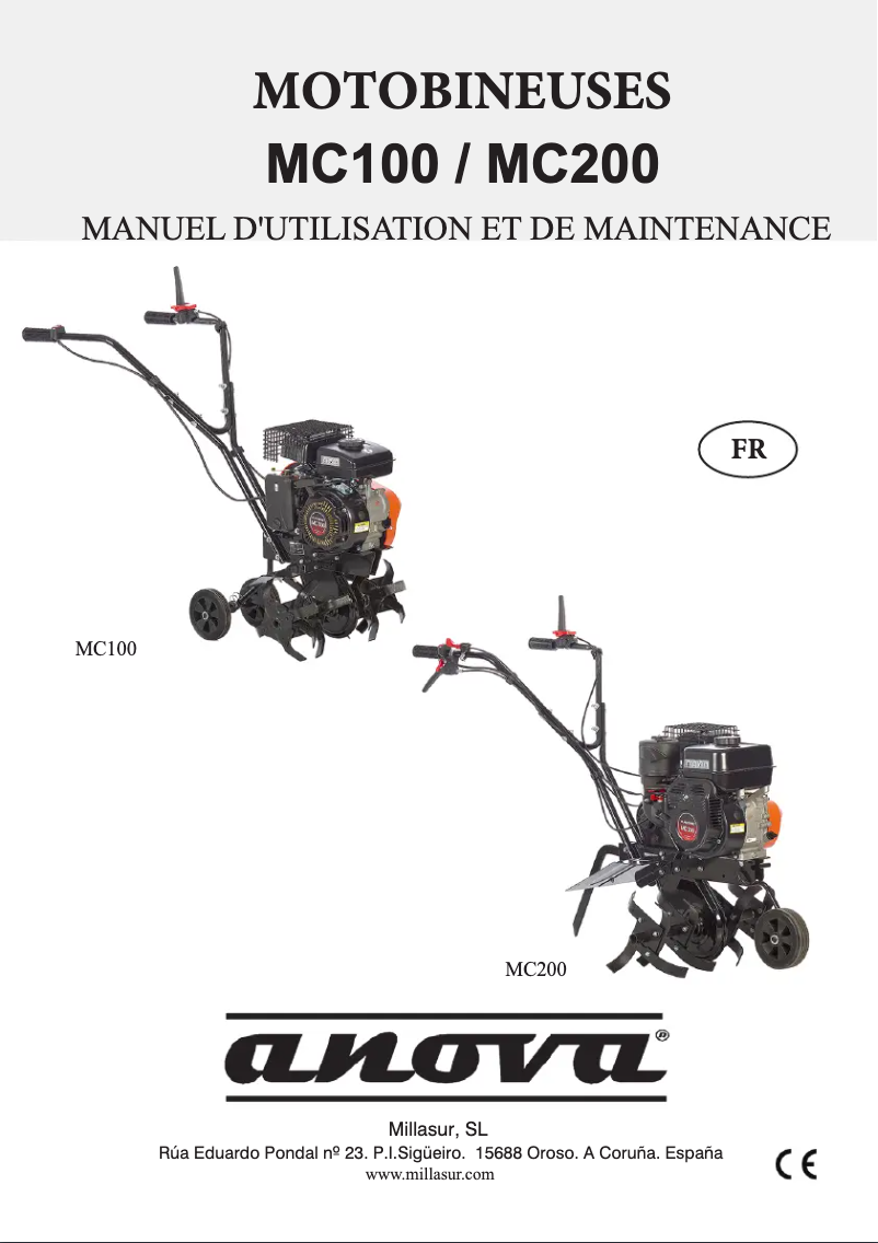 Página 1 del manual Manual de usuario Anova MC100