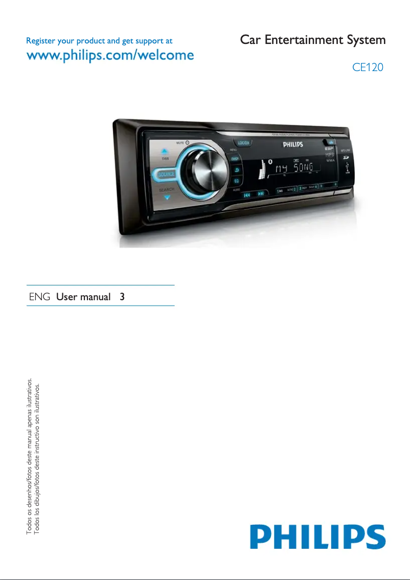 Page n°1 - Manuel utilisateur Philips CE120X