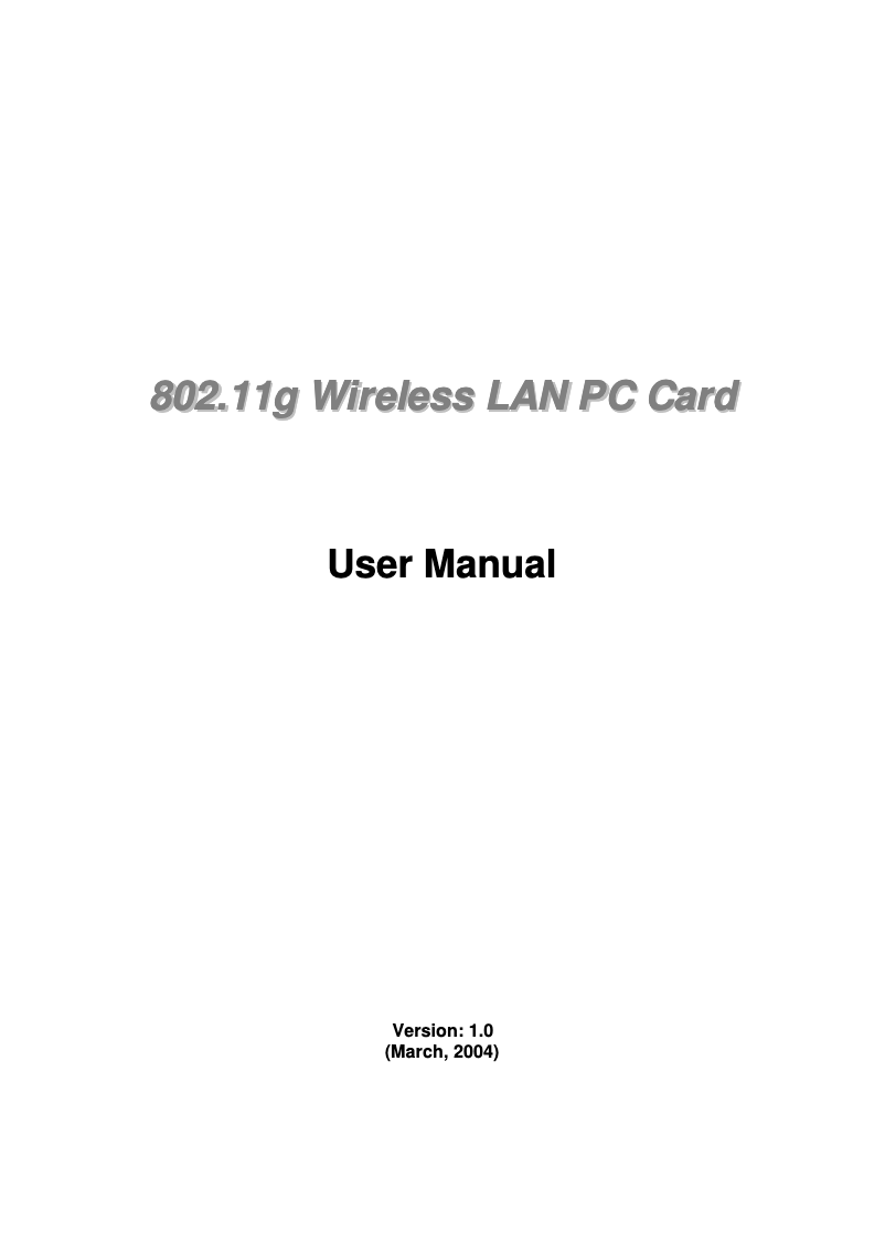 Image de la première page du manuel de l'appareil EW-7108PCg
