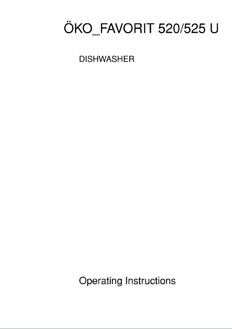 Página 1 del manual Manual de usuario AEG Favorit 520