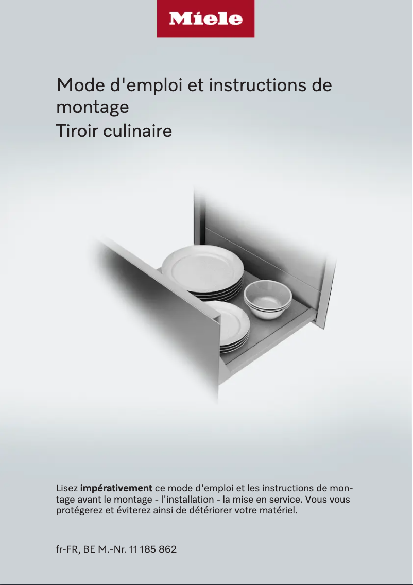 Page 1 de la notice Manuel utilisateur Miele ESW 7030