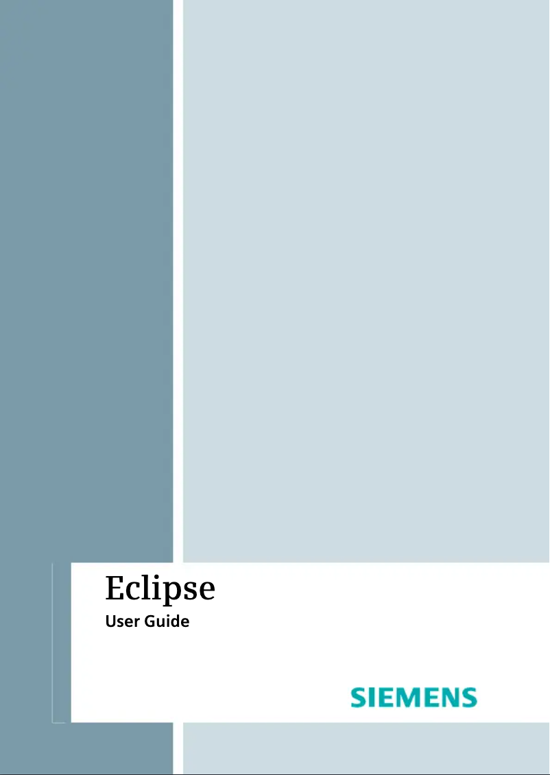Image de la première page du manuel de l'appareil Eclipse