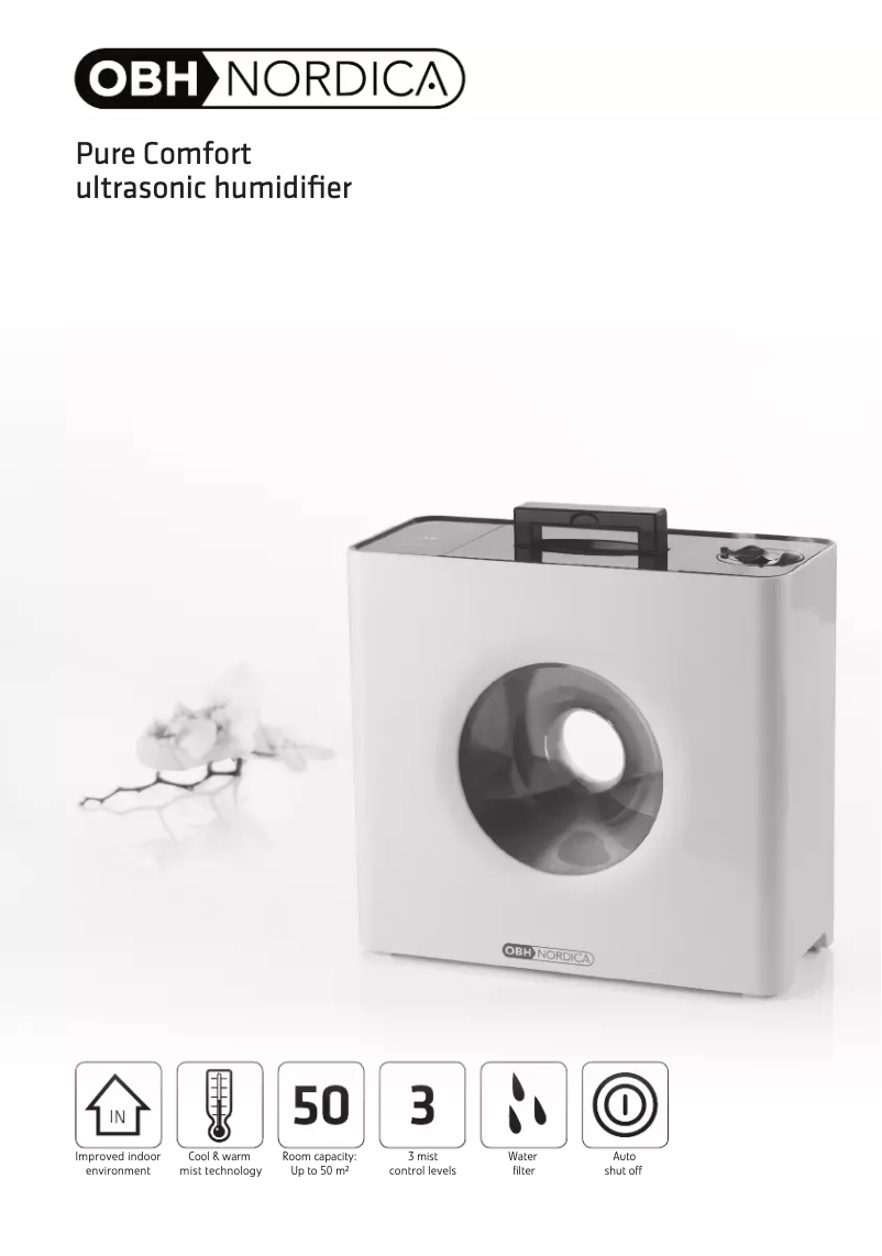 Page n°1 - Manuel utilisateur OBH Nordica Pure Comfort 6162