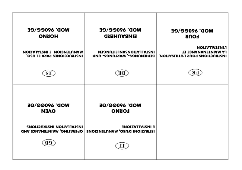 Page 1 de la notice Manuel utilisateur Candy FPG 390