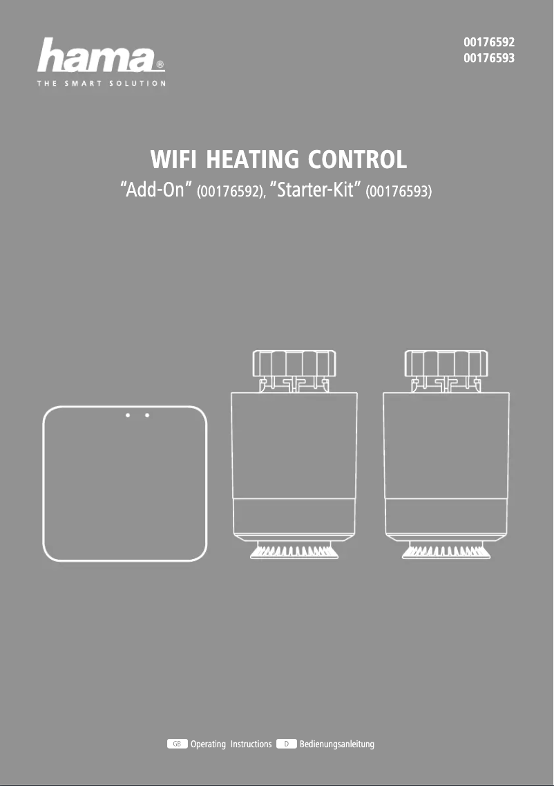 Page 1 de la notice Manuel utilisateur Hama 00176592