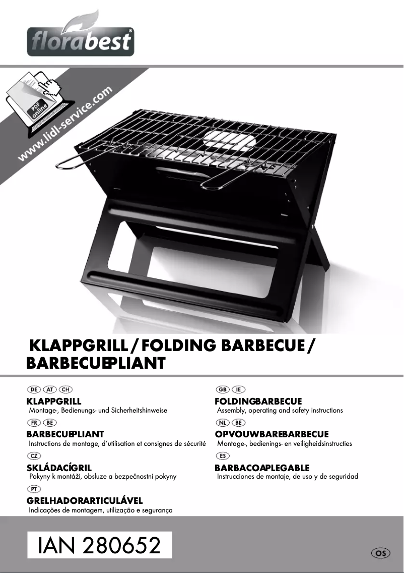 Page 1 de la notice Manuel utilisateur Florabest IAN 280652
