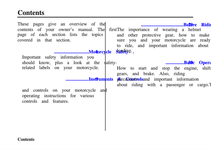 Página 1 del manual Manual de usuario Honda Shadow Phantom VT750C2B (2011)