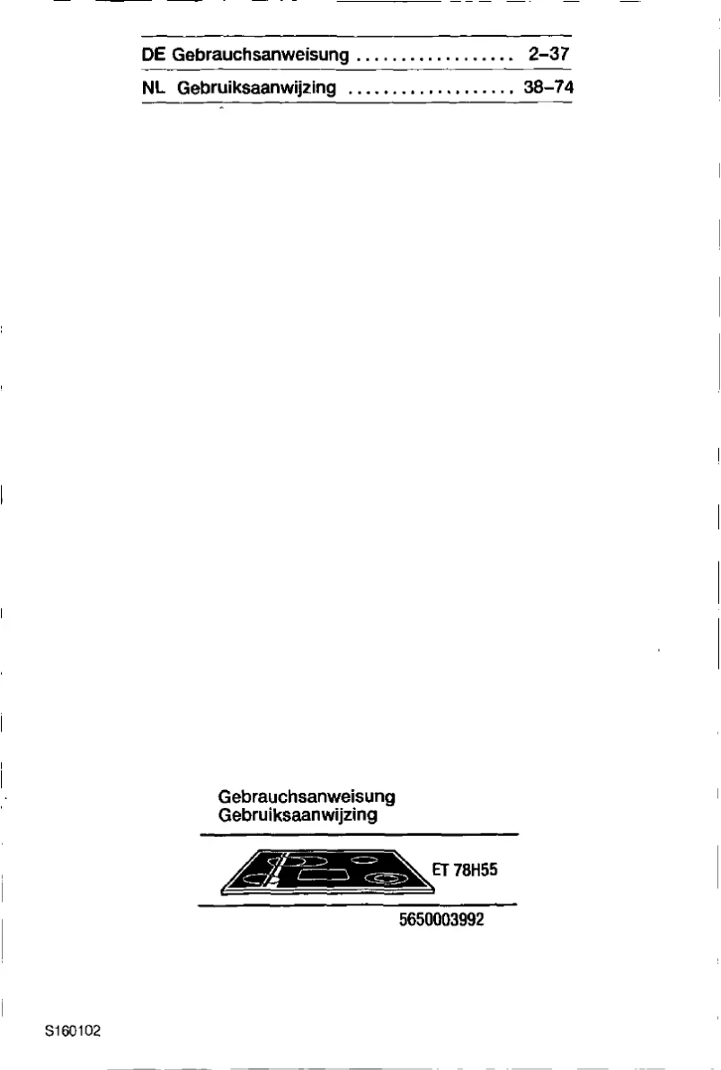 Page n°1 - Manuel utilisateur Siemens ET78H55