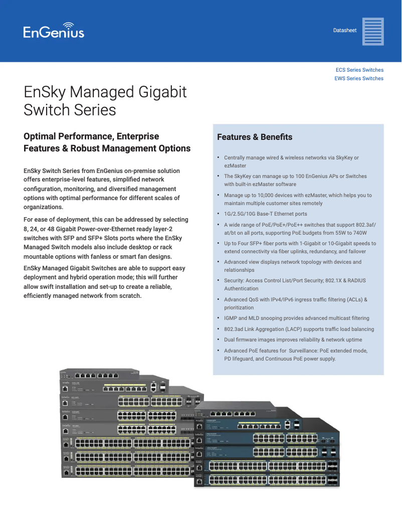 Page n°1 - Fiche technique EnGenius EWS7928FP