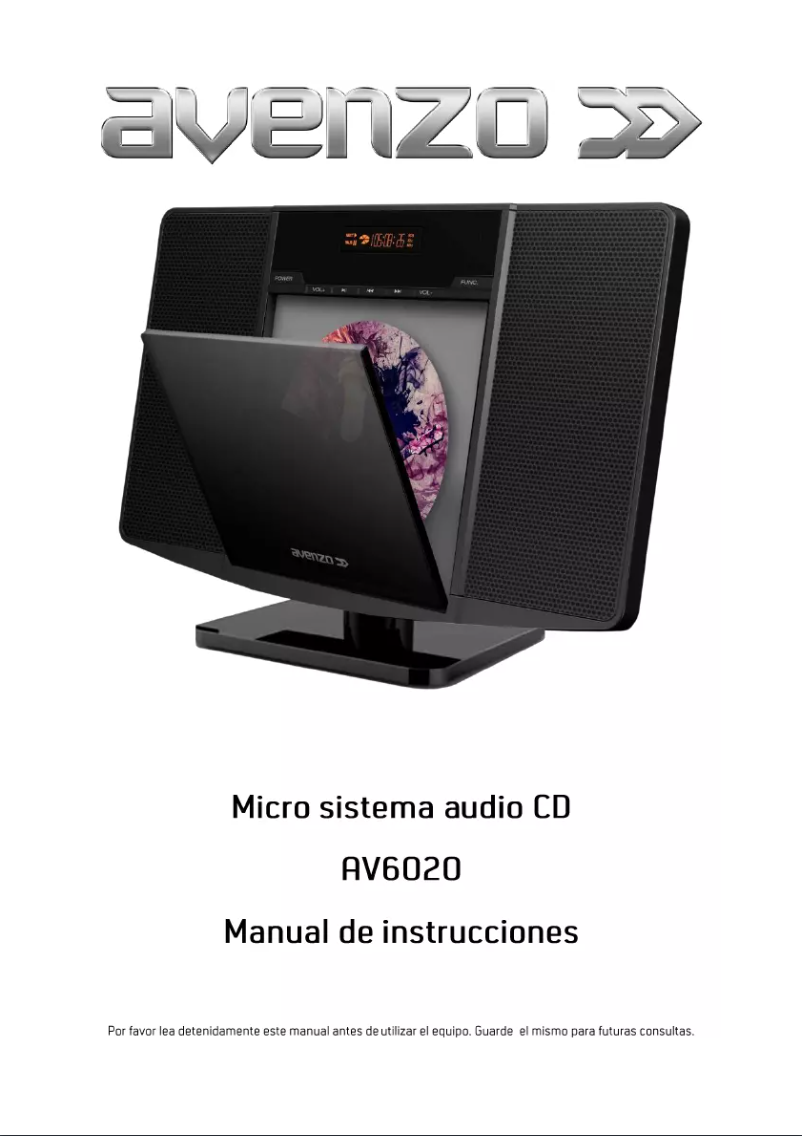 Image de la première page du manuel de l'appareil AV6020NG