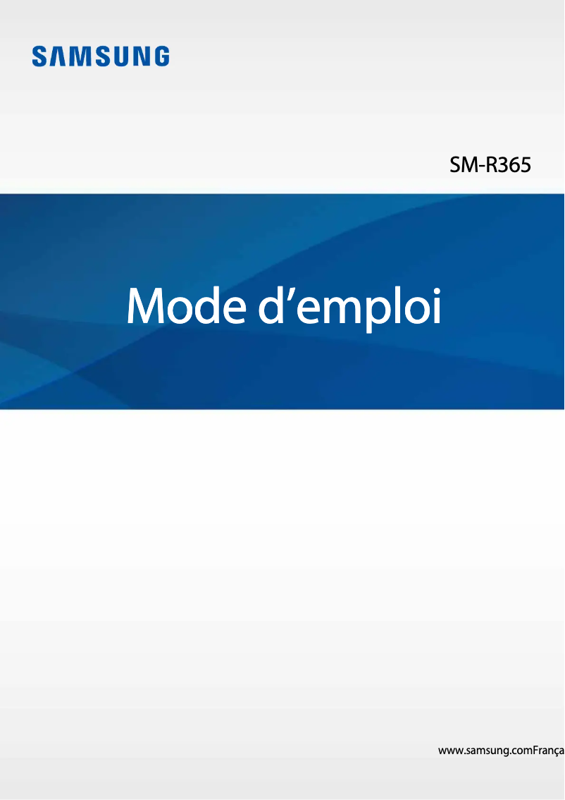 Imagen de la primera página del manual del dispositivo Gear Fit 2 Pro