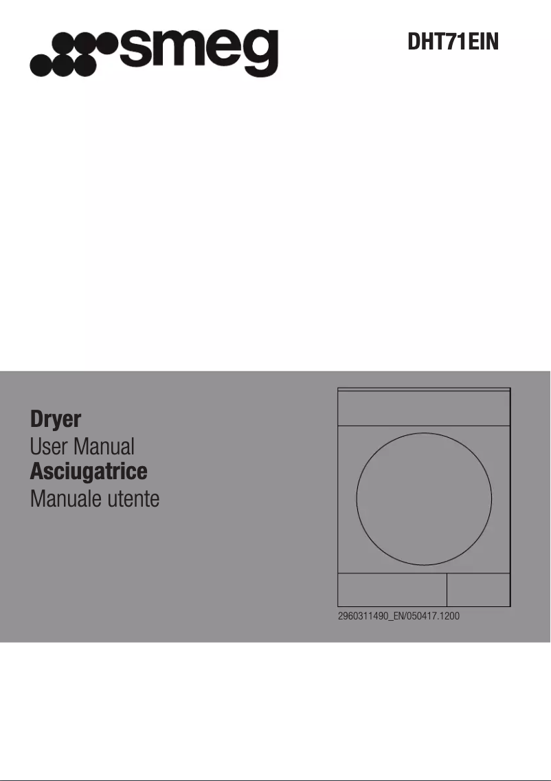 Page n°1 - Mode d'emploi Smeg DHT71EIN