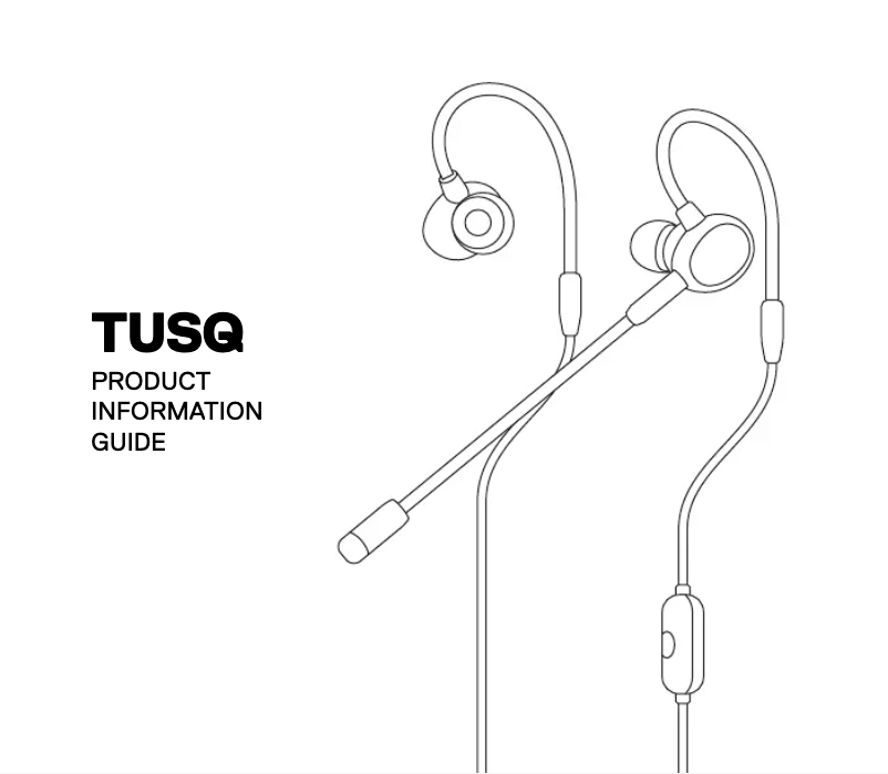 Image de la première page du manuel de l'appareil Tusq