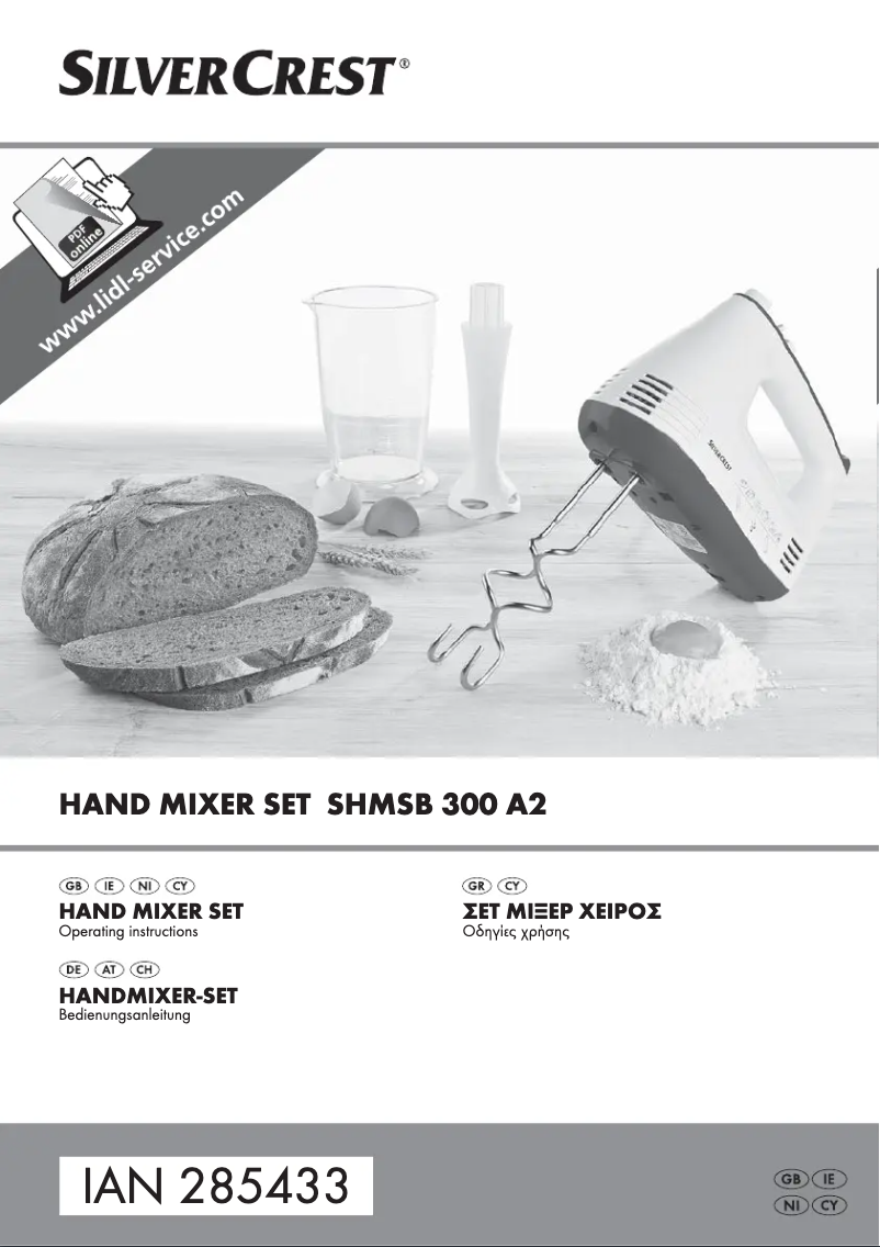 Image de la première page du manuel de l'appareil SHMSB 300 A2