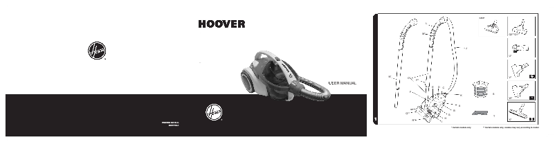 Page n°1 - Manuel utilisateur Hoover Whirlwind SE71_WR02001