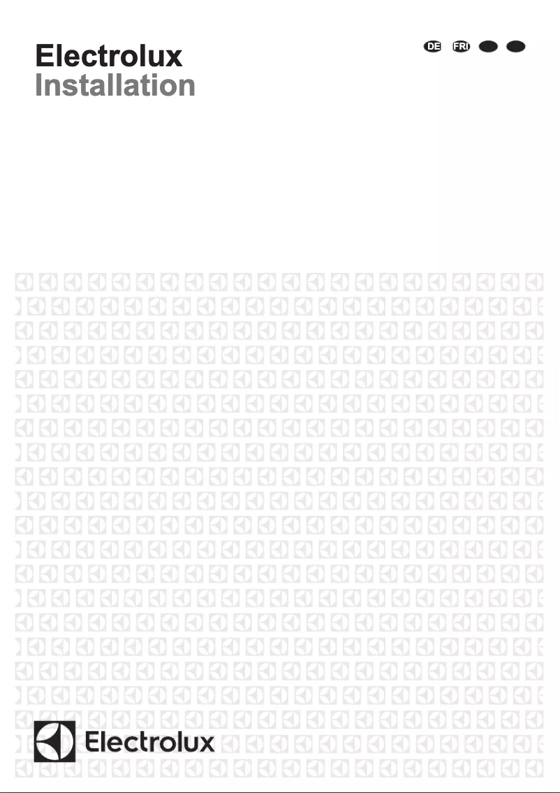 Page 1 de la notice Guide d'installation Electrolux EB4SL40CN