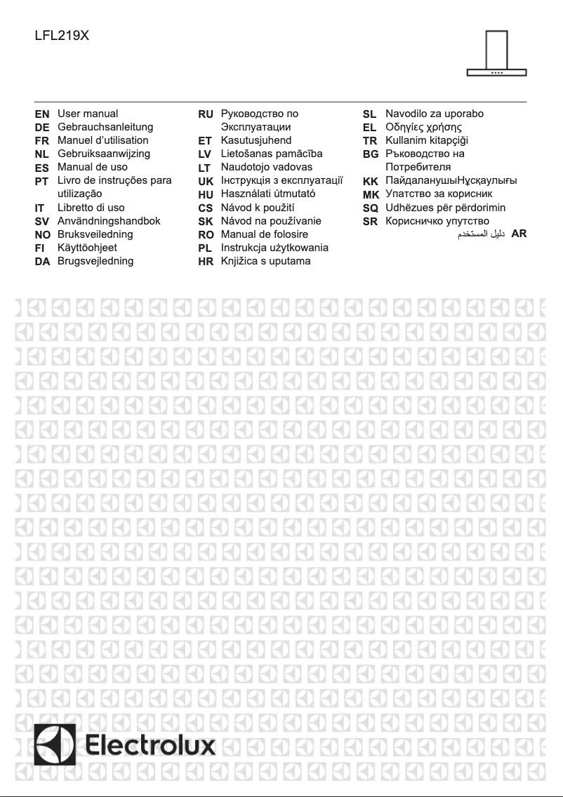 Page n°1 - Manuel utilisateur Electrolux LFL219X