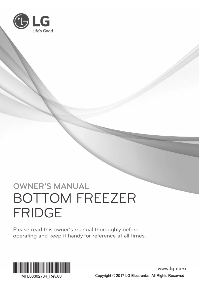 Page 1 de la notice Manuel utilisateur LG GRB-254PS